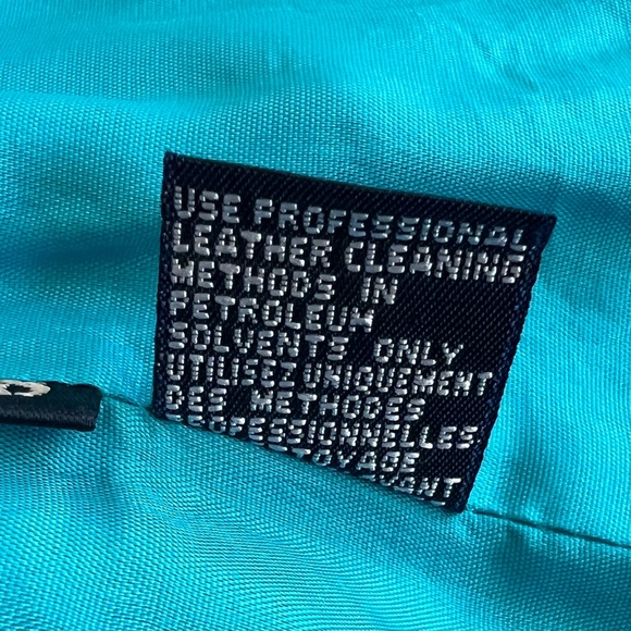 Vintage Burberry Turquoise Pig Suede Jacket UK 8 / US 6 - Picture 14 of 15